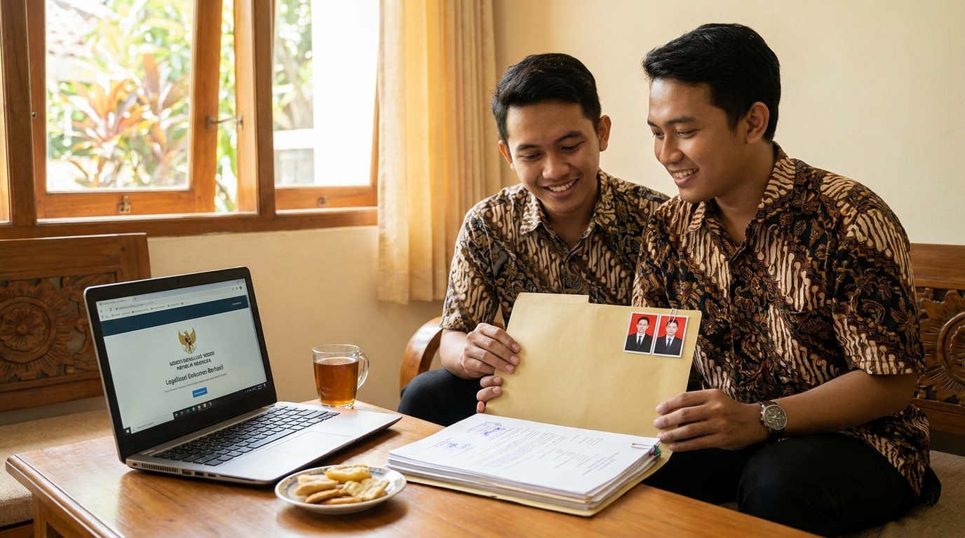 Supporting image showing the final accepted-looking result described in "Persiapan Menuju Hari Bahagia: Langkah Praktis".