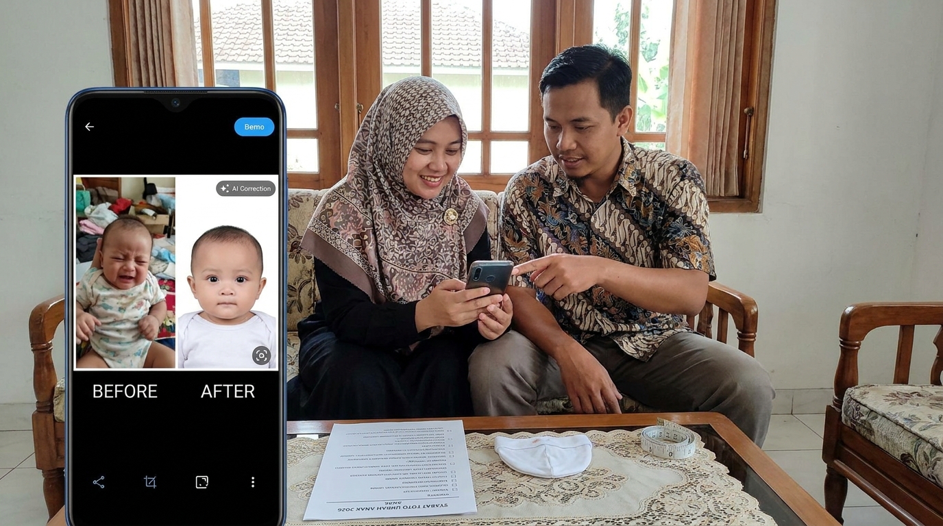 Supporting image that visualizes the requirements, checklist, or technical standards from "Mengatasi Kendala Visual dengan Bantuan AI".