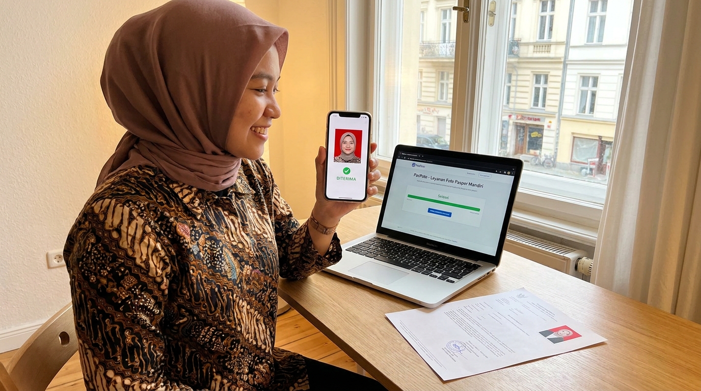 Supporting image showing the final accepted-looking result described in "Solusi Modern untuk Kebutuhan Diaspora".