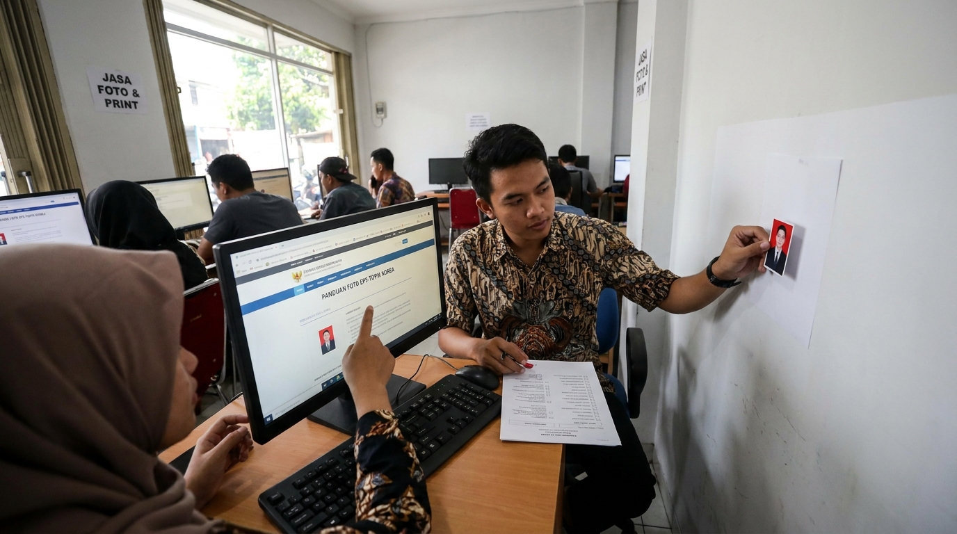 Panduan Foto EPS-TOPIK 2026: Syarat, Ukuran, dan Tips Lolos Verifikasi G2G Korea