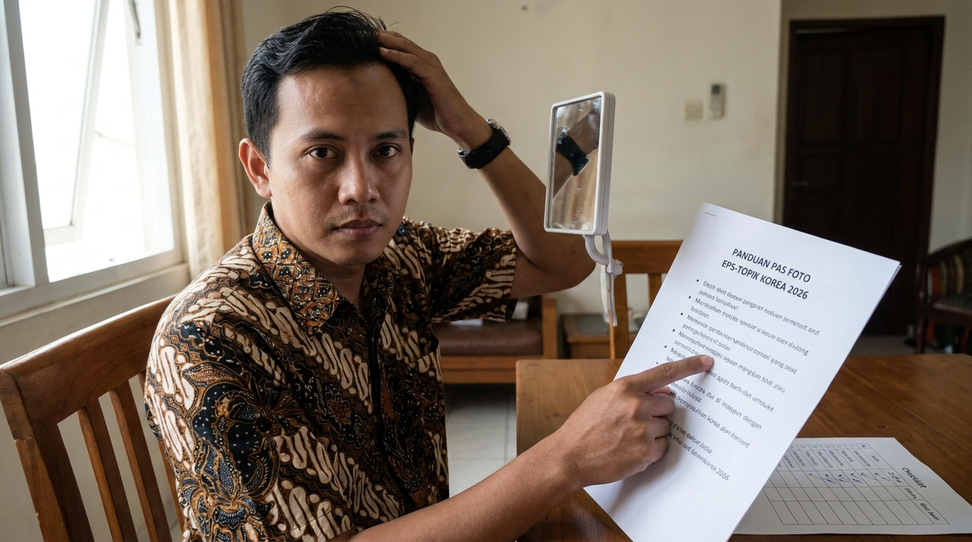 Supporting image that visualizes the requirements, checklist, or technical standards from "Ketentuan Penampilan dan Atribut".