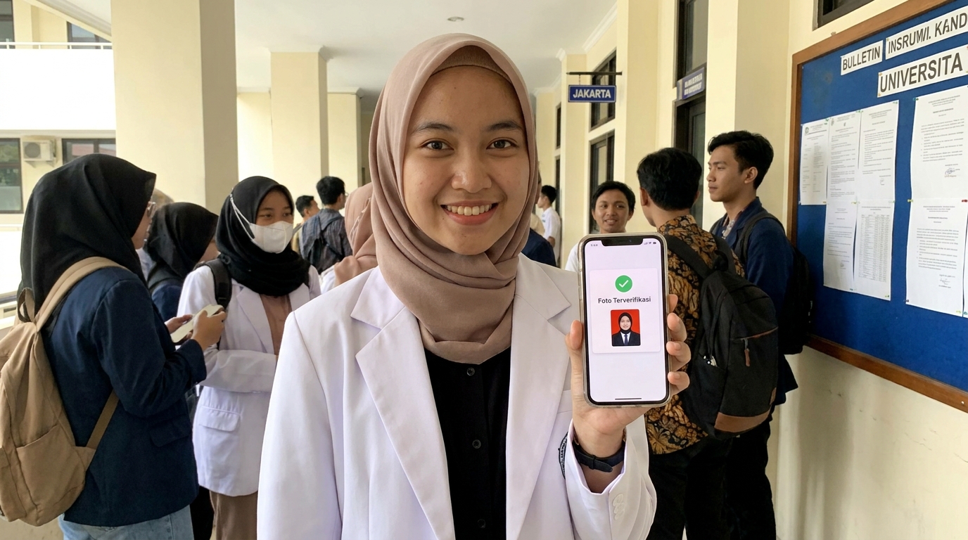 Supporting image showing the final accepted-looking result described in "Hindari Kesalahan Verifikasi Ini".