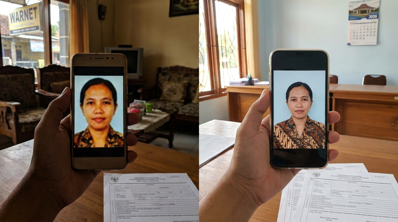Supporting image showing a clear evaluation or comparison inspired by "Menghindari Penolakan Berkas Akibat Masalah Foto".