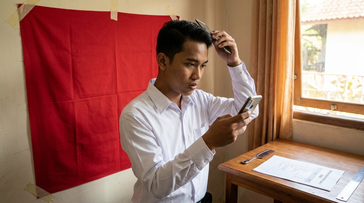Supporting image that visualizes the requirements, checklist, or technical standards from "Spesifikasi Teknis Foto Kartu Kuning 2026".