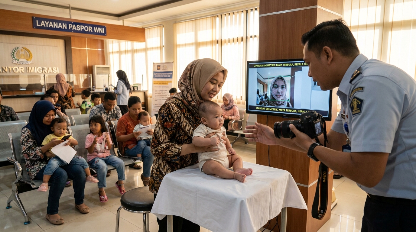Seni dan Standar: Menyiapkan Foto Paspor Bayi 2026 yang Sempurna