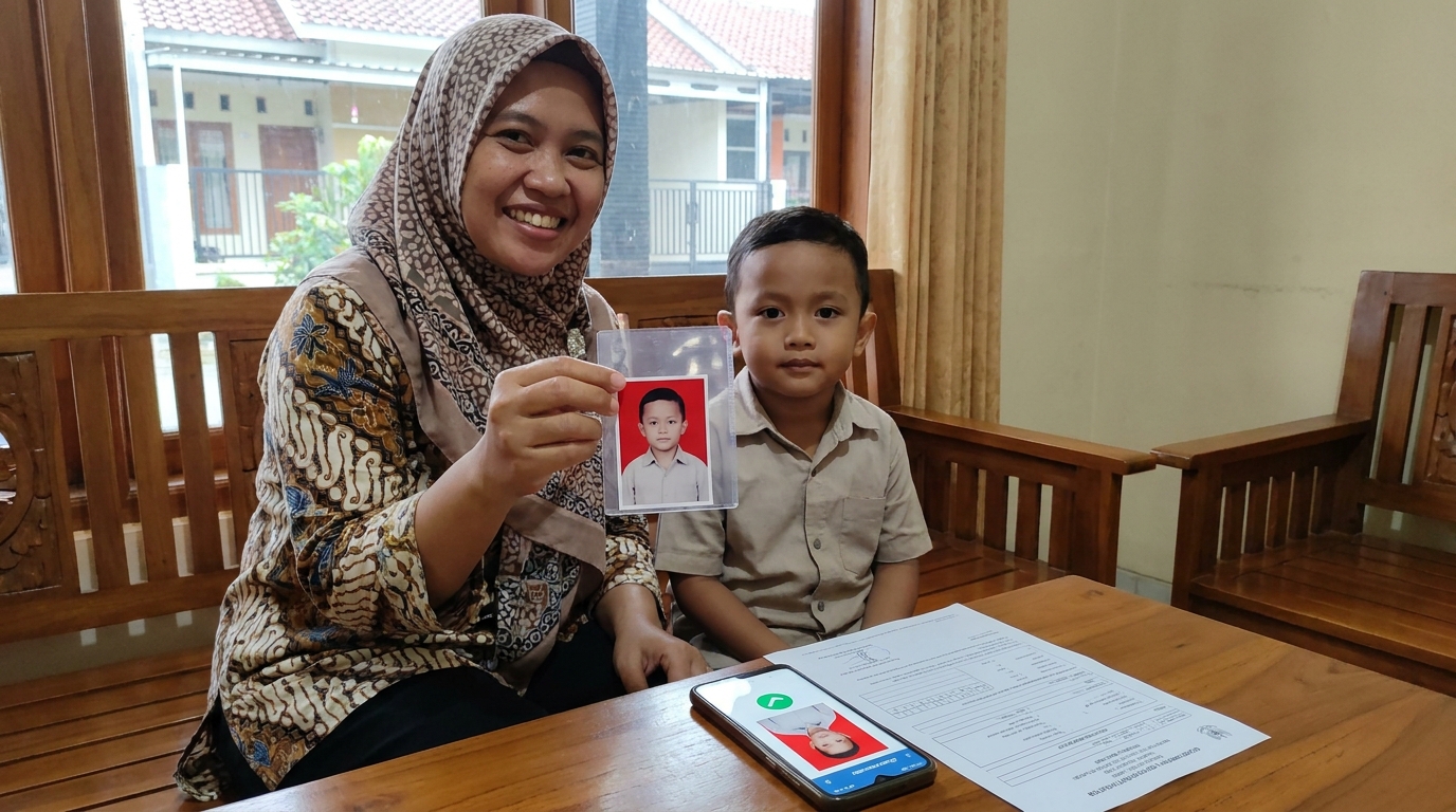 Supporting image showing the final accepted-looking result described in "Cara Mudah Siapkan Foto KIA Tanpa ke Studio".
