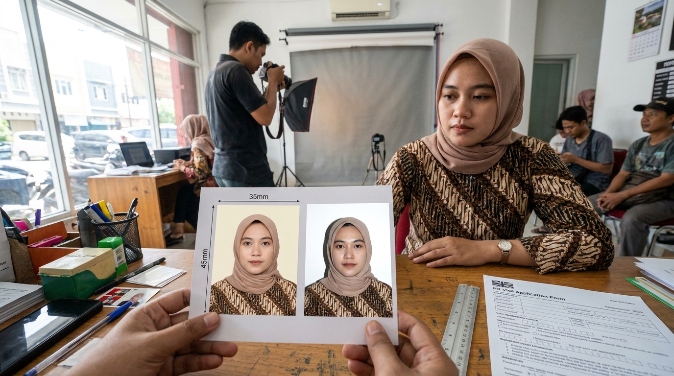 Supporting image showing a clear evaluation or comparison inspired by "Spesifikasi Teknis: Ukuran dan Latar Belakang".
