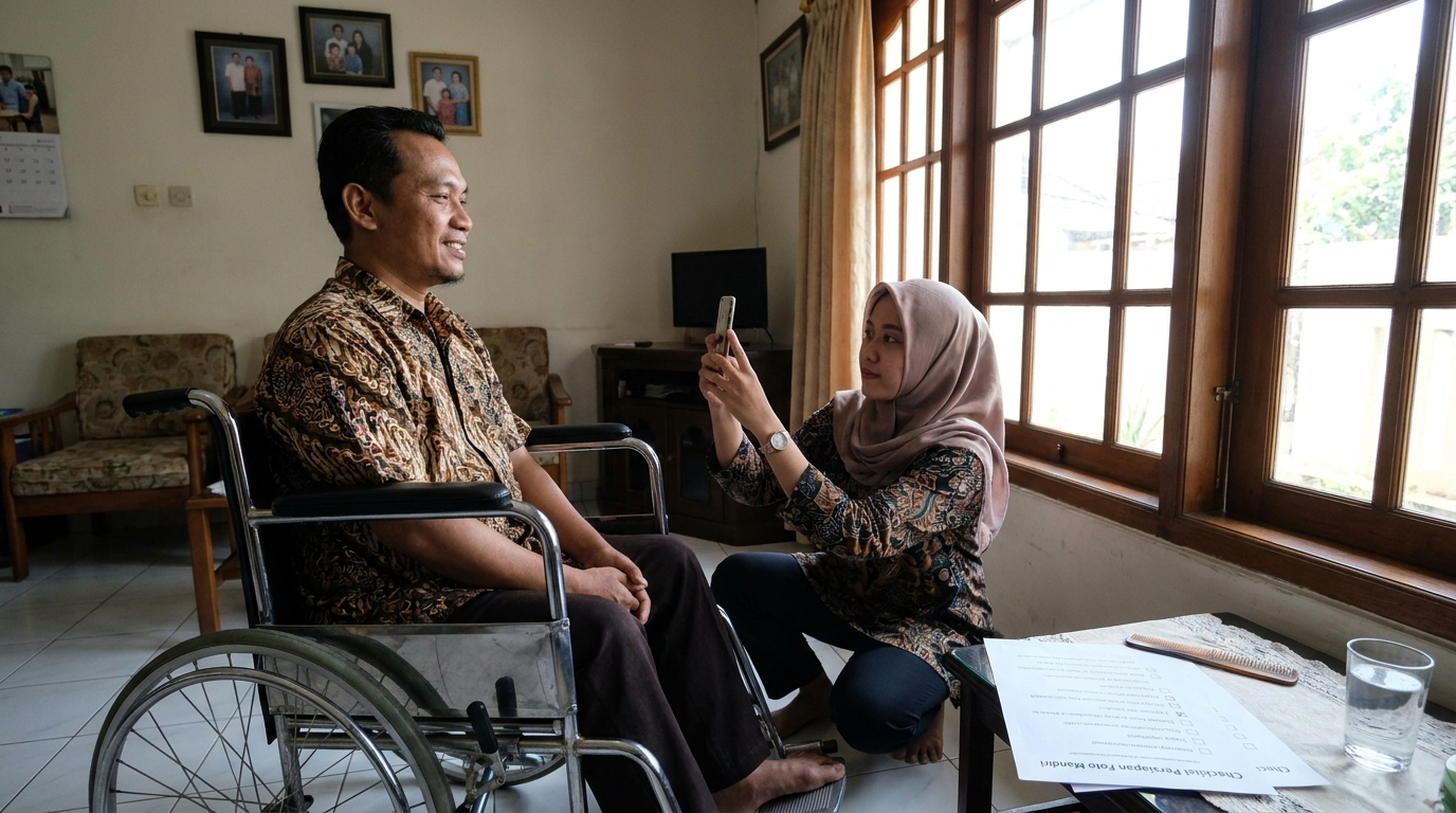 Panduan Lengkap Pas Foto Kartu Disabilitas (KPDJ) 2026: Syarat & Tips Foto Mandiri