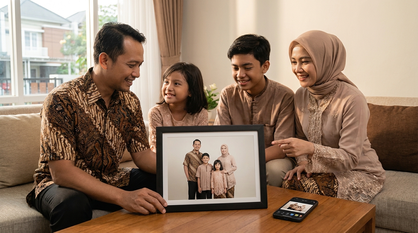 Supporting image showing the final accepted-looking result described in "Solusi Praktis untuk Keluarga dengan Jadwal Padat".