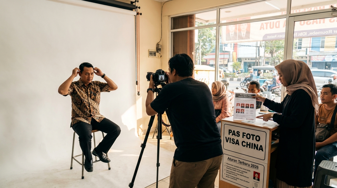 Ketentuan Foto Visa Tiongkok melalui VAC Jakarta