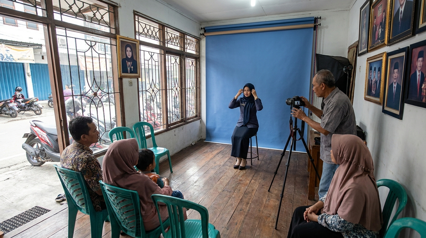 Navigasi Etiket Visual: Panduan Lengkap Hijab untuk Pas Foto Formal 2026