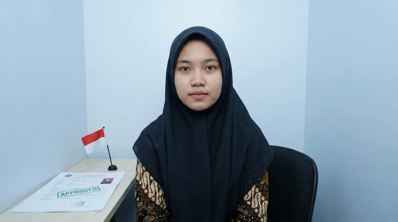 Supporting image showing the final accepted-looking result described in "Pentingnya Visibilitas Oval Wajah dalam Sistem Biometrik".