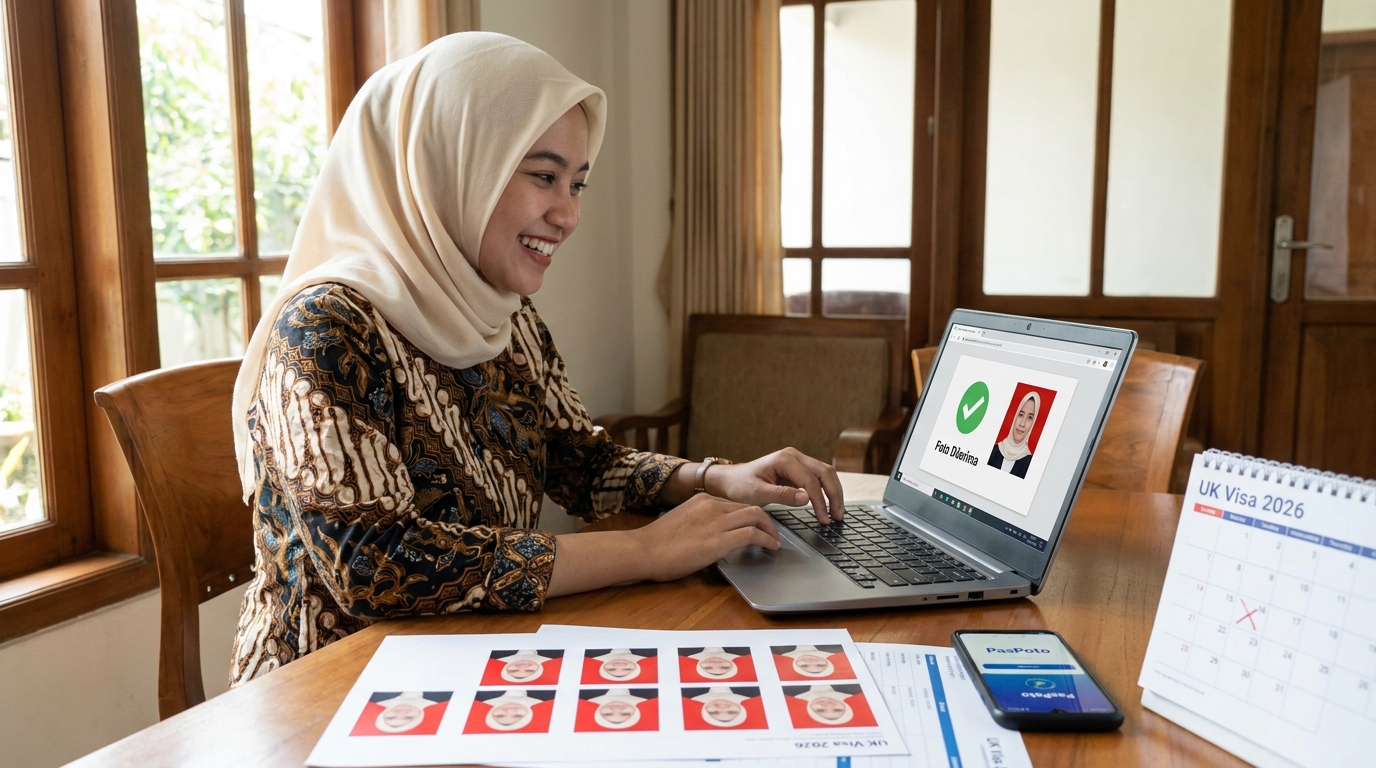 Supporting image showing the final accepted-looking result described in "Langkah Praktis Menyiapkan Foto Berkualitas".