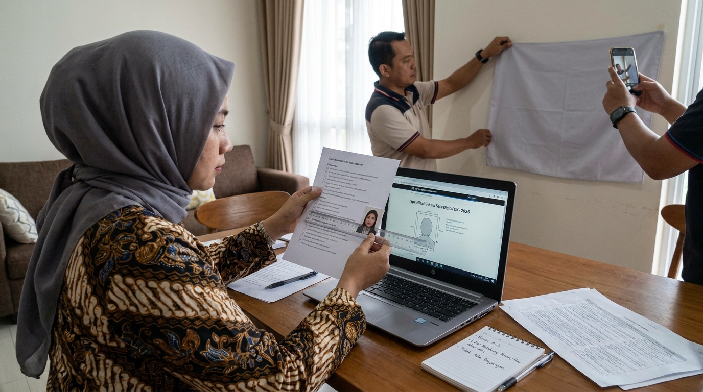 Supporting image that visualizes the requirements, checklist, or technical standards from "Spesifikasi Teknis Foto Digital UK".